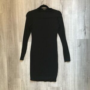 Naked Wardrobe Long Sleeve Mini Dress, Size L